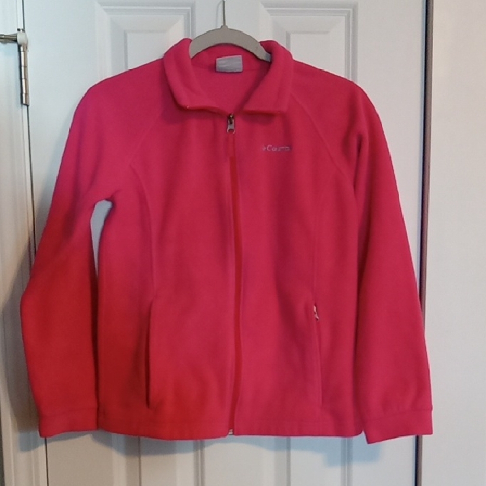 Columbia Kids Pink Full-Zip Fleece Jacket